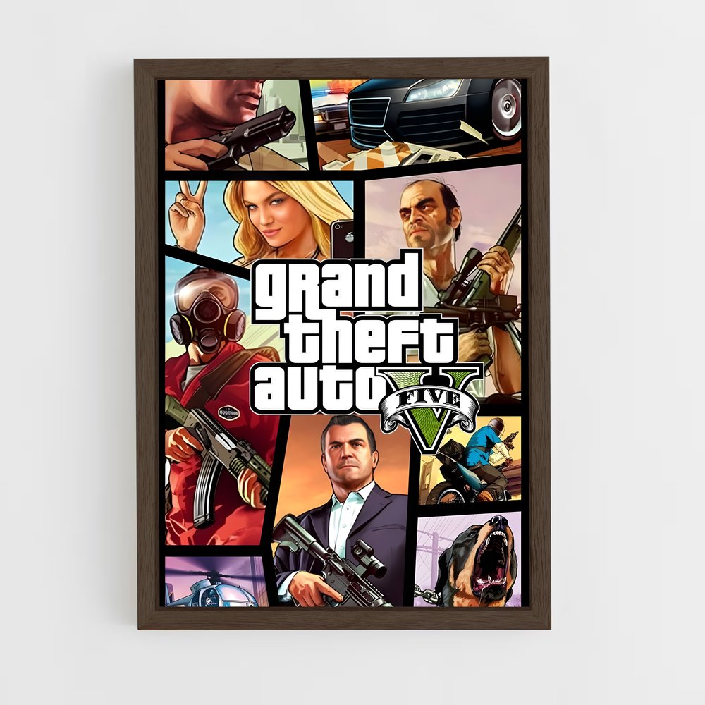 Poster Los Santos Vibes – affiche GTA V (vue 5)